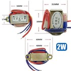 Power Transformer 2w Db-2va 220v To 6v 9v 12v 15v 18v 24v Output Ac Single dual
