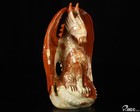 5 2  Red Jasper Hand Carved Crystal Dragon Sculpture  Crystal Healing