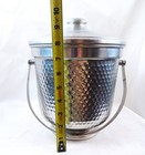 1950s Vintage Hammered Aluminum Ice Bucket Made In Italy