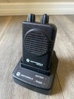 Motorola Minitor V Pager W  Cradle   Belt Clip - Battery Stuck Frequency Unknown