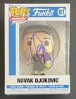 Novak Djokovic Signed Autograph Tennis Custom Funko W exact Proof   Beckett Coa