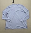 Polo Ralph Lauren T-shirt Mens Xxl Blue Cobalt Heather Long Sleeve Crew Shirt