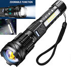 150000lm Led Flashlight Outdoor Zoomable Rechargeable Tactical Torch Waterproof