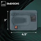 Rfid Hidden Clip Stash Money Belt Travel Pouch   Card id Holder For Women   Men