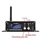 Dmx 512 Controller  2 4g Wireless Transmitter Receiver  Lcd Display Power Adj   
