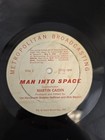 Man Into Space By Martin Caidin Vintage 1961 Project Mercury Rare Lp Vinyl Recor