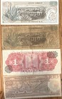 Banco De Mexico Mexico Banknotes Lot 1  5   1000 Pesos 1954 1969