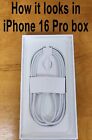 2x Oem Iphone 15   16 Pro Max Fast Charging Usb Type-c Cables Original Woven