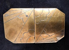 3 Vintage Art Deco And Art Nouveau Ladies Belt Buckles