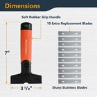 Razor Blade Scraper Tool Set With 20 Blades - 3 5    1 5  Scrapers Remover 72066