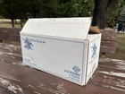 Set Of 8 Vintage Budweiser Bud Light 16 Ounce Glasses Never Used Original Box