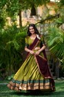 New Launch New Poly Cotton Stylish Lehenga Choli With Dupatta For Wedding