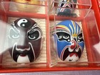 Four  4  Different Types Of Facial In Make-up Chinese Opera Masks 4 Pcs Box Set