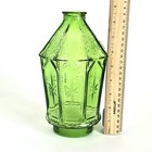 Vintage Green Wheaton Glass Star Paneled Lantern Light Candle Shade Cover
