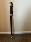 Chinese Jian Sword     Decorative Collectible W  Case     Ornate Brass Detailing