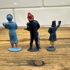 Lot Of 3 Vintage Lead Figures Barclay     Estate Find