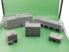   City Block    5  Urban Town Buildings Set - N Scale - 1 160 - No Assembly  Usa