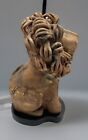 Bitossi-rare Italian Lion Table Lamp-aldo Londi  Vintage Lighting 1960   s Art