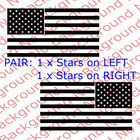 Patriotic American Usa Flag Vinyl Decal Sticker Car Truck Window Fender Us020