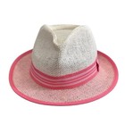 Roland Garros Us Tennis Open  panama  Fedora Hat Women M Straw Sun Hat
