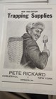 Vintage Pete Richard Trapping Supplies Catalog  1965 Edition  Mint