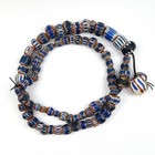 Antique Venetian 7-layer Chevron 76 Trade Beads