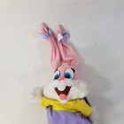 Vintage Tiny Toons Pink Babs Bunny 1990 Applause Plush Rabbit Stuffed Animal