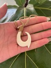 Hawaiian Jewelry Tribal Carved Fish Hook Bone Carved Maori Hei Matau New Zeland