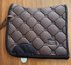 Equestrian Stockholm Dressage Saddle Pad Full Mahogany Glimmer Brand New