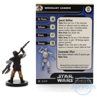 Star Wars Miniatures Bounty Hunters 50 60 Weequay Leader W  Card Combo Ship