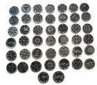 King Solomon s 44 Pentacle Set Metal Talisman Coins Occult Planetary Seals