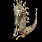 Large Naga Morsarang Bronze Sea Horse Statue 11  Batak Home Decor Sculpture Art