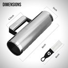 Metal Guiro Instrument 8  Professional Shaker With Scraper For Latin Percussion