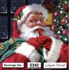  5342  Two Paper Beverage   Cocktail Decoupage Art Craft Napkins - Christmas