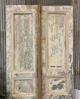 Antique French Double Doors  36x89  Raised Panel Doors  European Doors A218