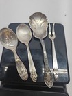 66 9 Grams Of Antique Sterling Sivers Flatwares Spoons  Forks Scraps Or Use