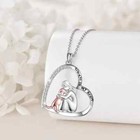 Always In My Heart Dog Lover Pendant Necklace Fashion Jewelry Gift Women New