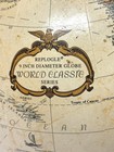 Vintage Replogle 9    Diameter Globe World Classic Series W  Solid Oak Wood Base