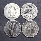 Silver Dimes Type Set Seated  Barber  Mercury  Roosevelt 