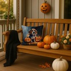 Beagle Puppy Halloween Fabric Decorative Pillow Dac8402pw1414