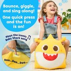 Jitterygit Baby Shark Official Bouncy Hopper Plush Musical Singing Toy - Inflata