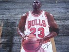 1996 Upper Deck Authenticated Michael Jordan 6 5 Ft Cardboard Stand Up Looks Mt 
