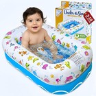 Portable Inflatable Baby Bathtub With Anti-sliding Seat - Ideal For Ages 6-24 Mo
