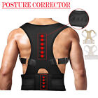Magnetic Men Women Adjustable Posture Corrector Back Shoulder Support Brace Belt