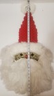 Large 3 Vtg 70s 80s Mcm Macrame Christmas Tree Santa Noel Wall Hanging Decor 