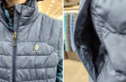 Black Yak Men Basic Padded Vest Fall Winter Outdoor Zip Up Puffer Vest Jacket