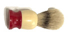 Vintage Ever Ready Shaving Brush C40 Sterilized Usa Red Cream Handle