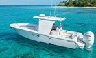 Dev Fishing Ubs 100 Bow  stern   Side Canopy Boat 18-25ft Pole Sun Shade White