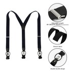 Men Suspenders Adjustable 1 4 Inch Wide Heavy Duty Y-back Elastic Tuxedo Elas   