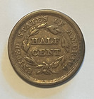 1856 Braided Half Cent    Vf     Scarce Date